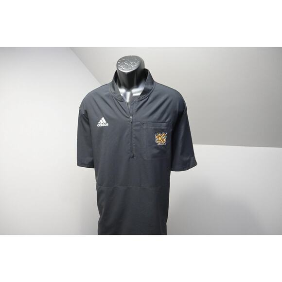 Adidas Windbreaker Golf Over Shirt AeroReady 1/4 Zip KSU Kennesaw State Owls XL - Picture 4 of 11